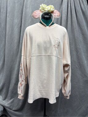 Disneyland Pale Pink Pullover Spirit Jersey with Embroidered Script